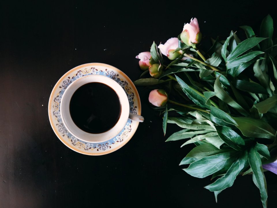 Black, Beverage, Leaves