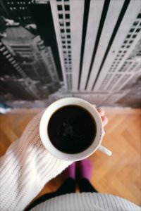 Caffeine, Cup of coffee, Holding photo
