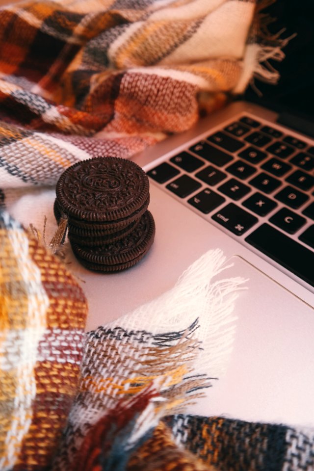 Workspace, Food, Scarf photo