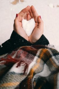Heart, Cold weather, Female photo