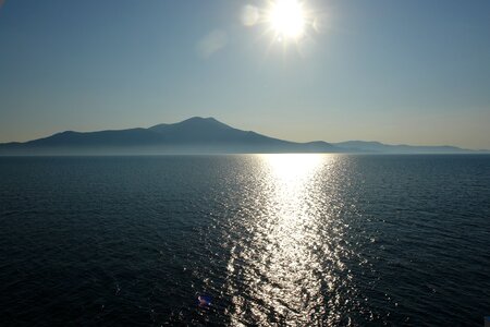 Summer water sky