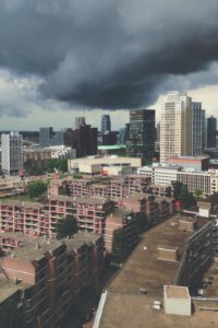 Netherl, Rotterdam, Clouds