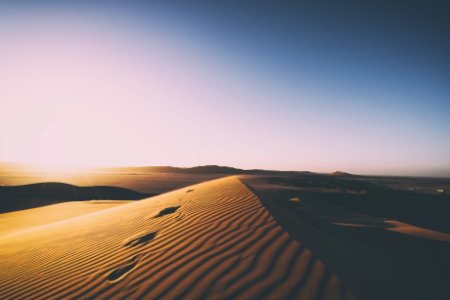 sand dune during daytime photo