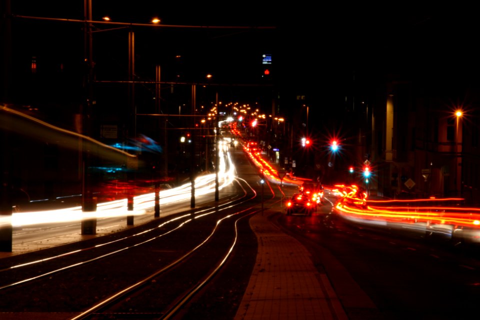 Cottbus, Germany, Light stripes