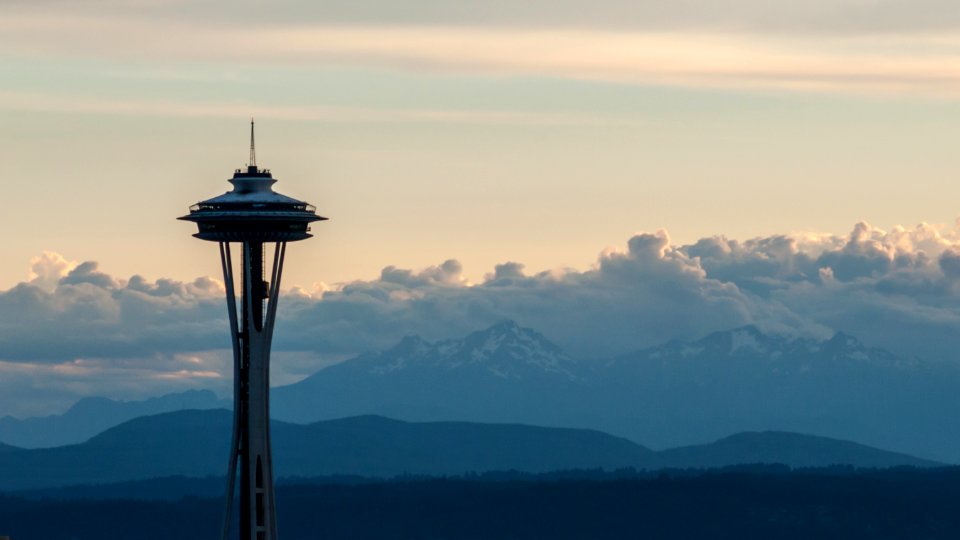 Seattle, Sunset, Capitol hill photo