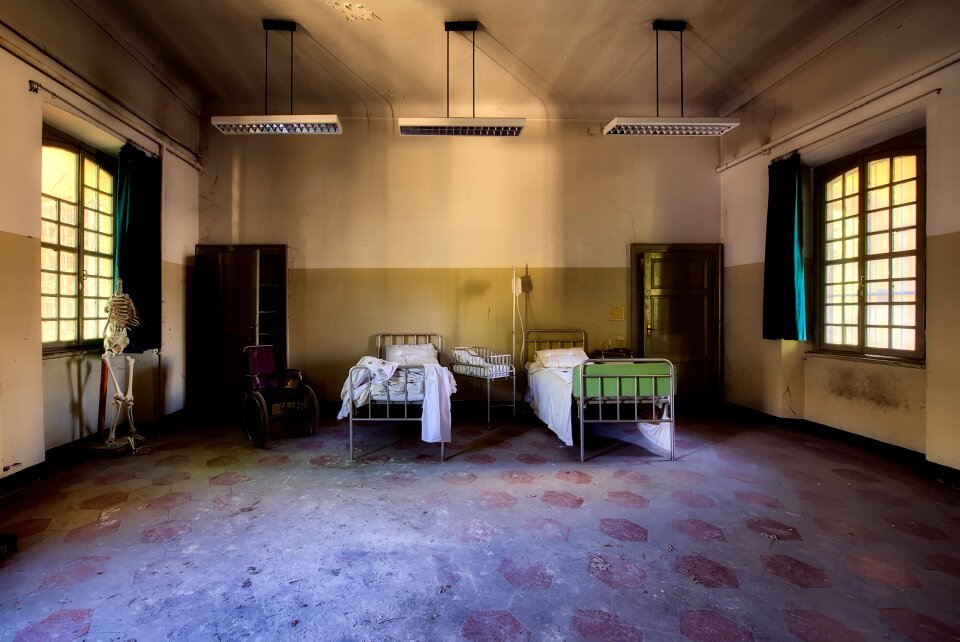 Indoors interior abandoned
