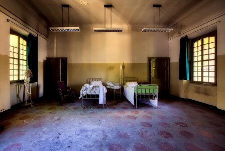 Indoors interior abandoned