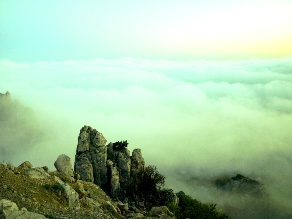 Mount, Cloudy, Cloudscape