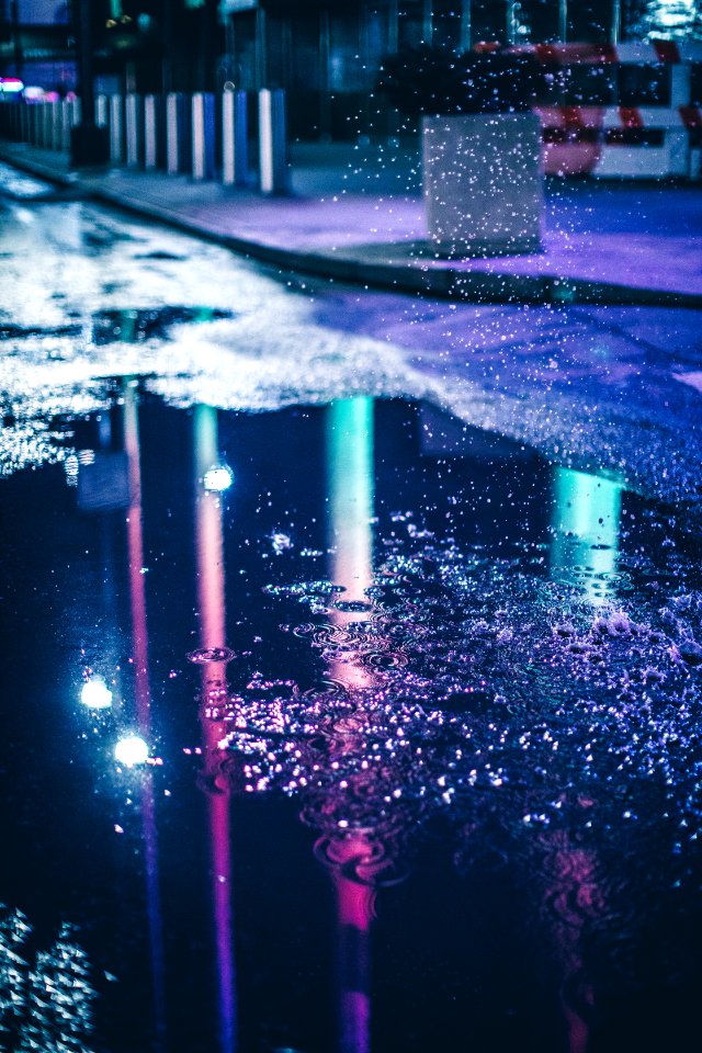 New york, United states, Puddle photo