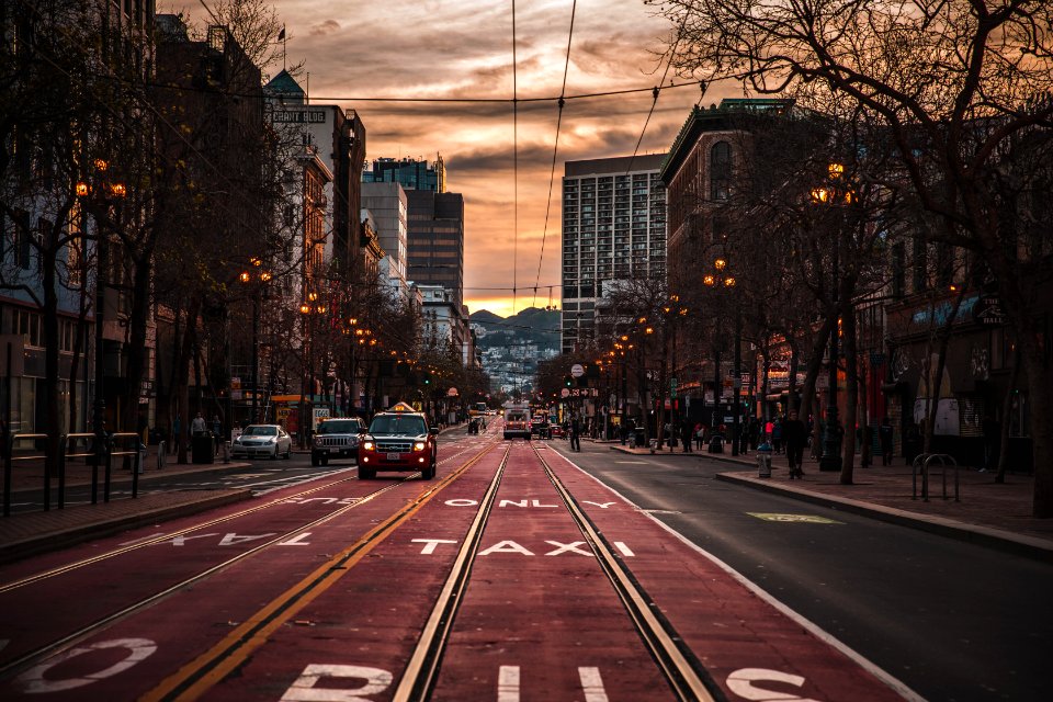 San francisco, United states, Fall sunset