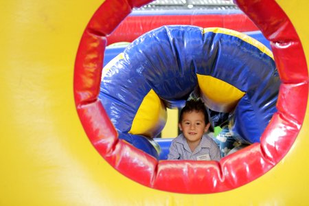 Cute, Child, Jumping