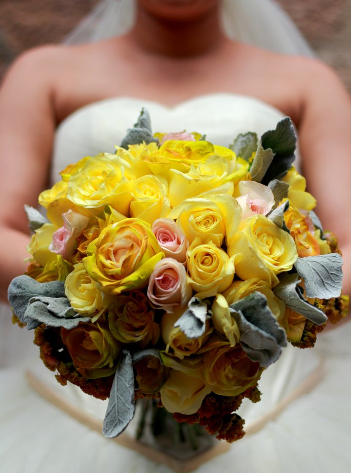 Yellow, Wedding, Bride
