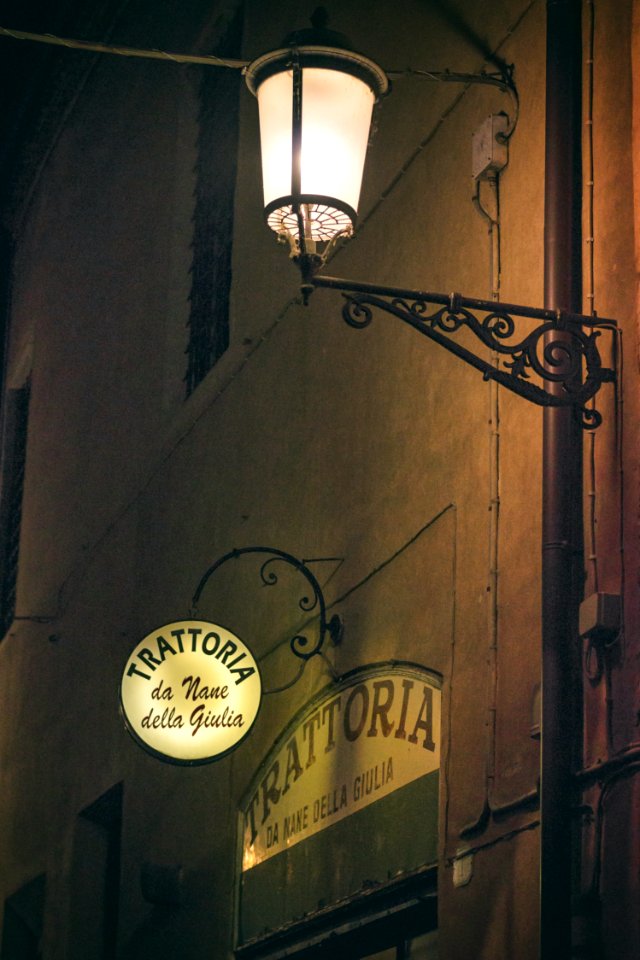 Night, Italy, Restaurant