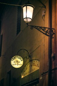 Night, Italy, Restaurant