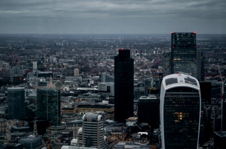 London, The view from the shard, United kingdom photo