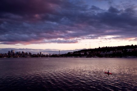 Ocean, Bay, Skyline