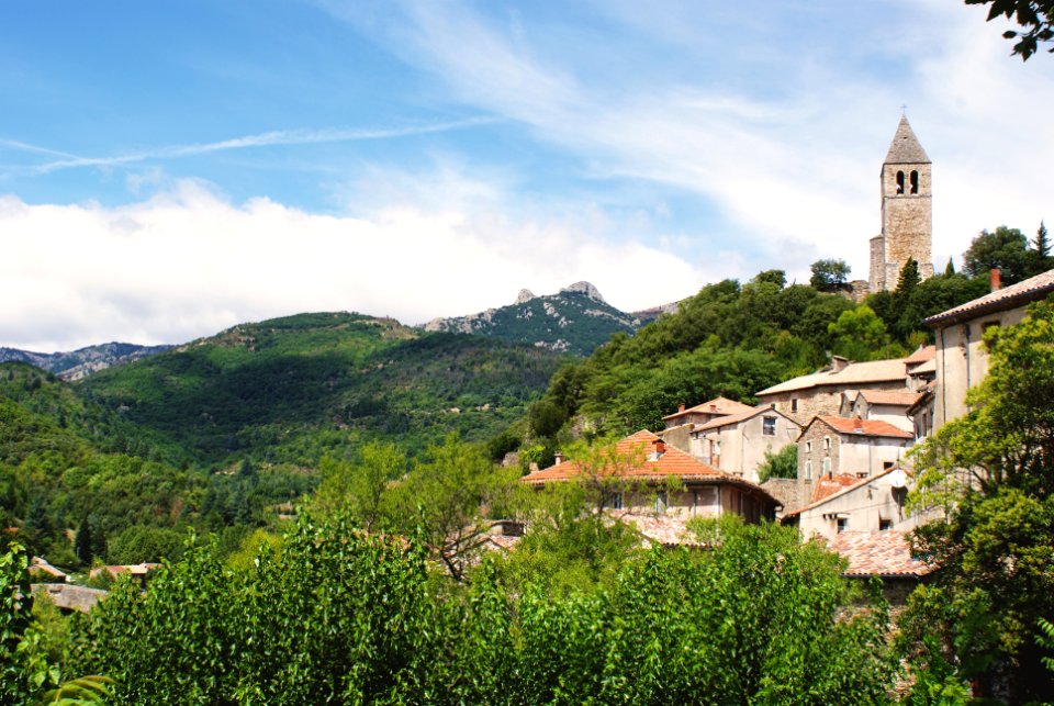 France, Olargues, Scape