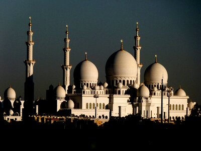U a e sheikh zayed mosque large mosque photo