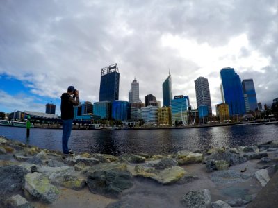 Elizabeth quay, Perth, River