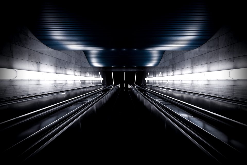 photo of underground tunnel