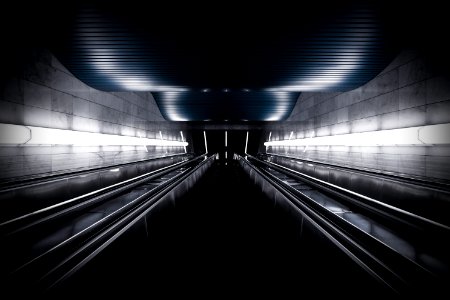 photo of underground tunnel