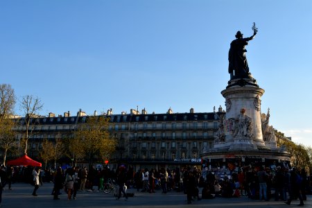 Place de la rpublique, Paris, France