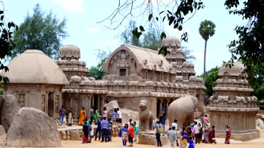 Mahabalipuram, India, Rock photo