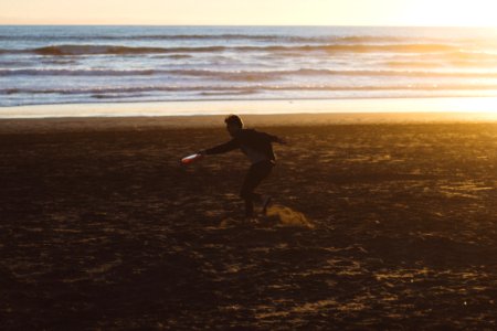 man in beach
