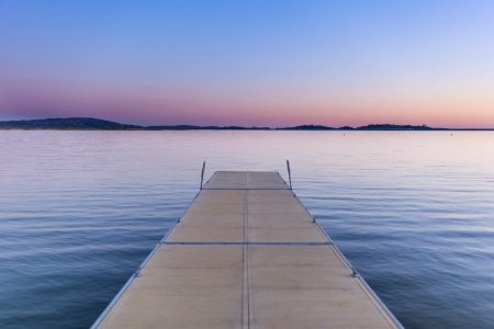 brown and gray dock