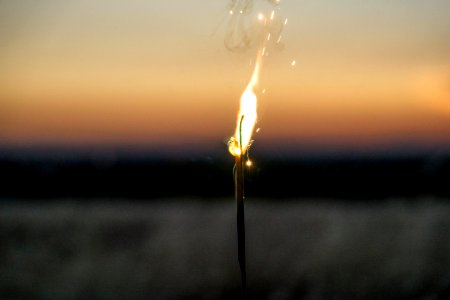 sparkler photo