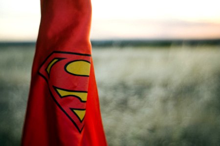 red Superman cape photo