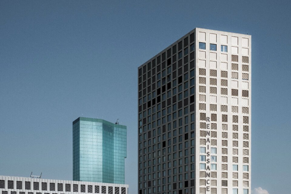 Downtown glass windows