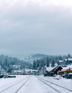 house covered by snow