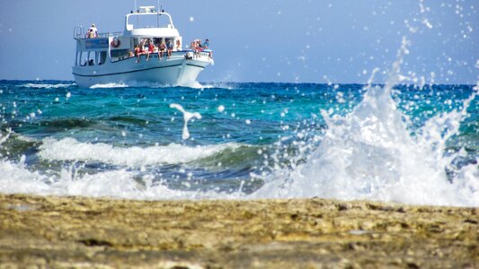 Vacation wave scenic