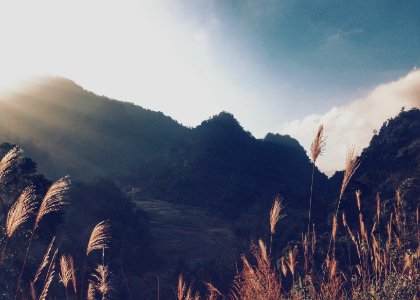 Hoa binh, Vietnam, Sunset
