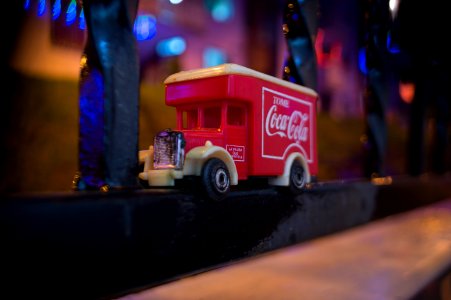 Lights, Cocacola, Car photo