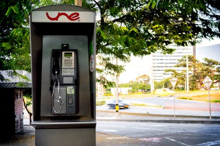 Public phone, Medellin photo