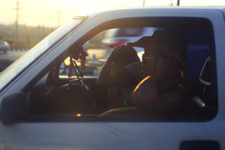 Sunset, Drive, Car photo