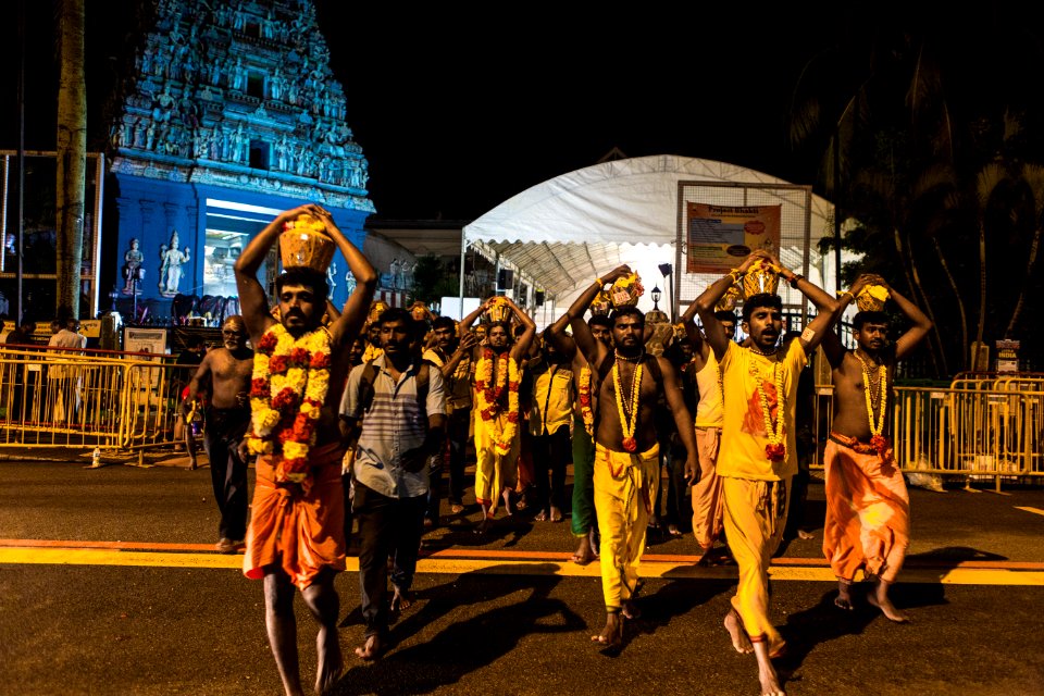 Singapore, Sri srinivasa perumal temple, Thaipusam