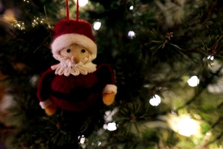 Santa, Christmas, Christmas tree