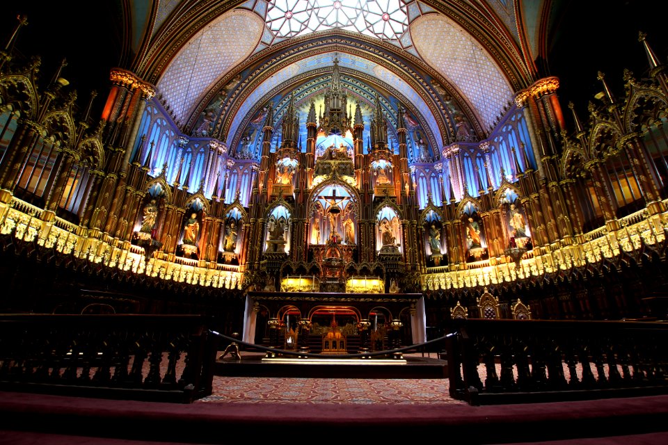 Notredame basilica of montreal, Montral, Canada