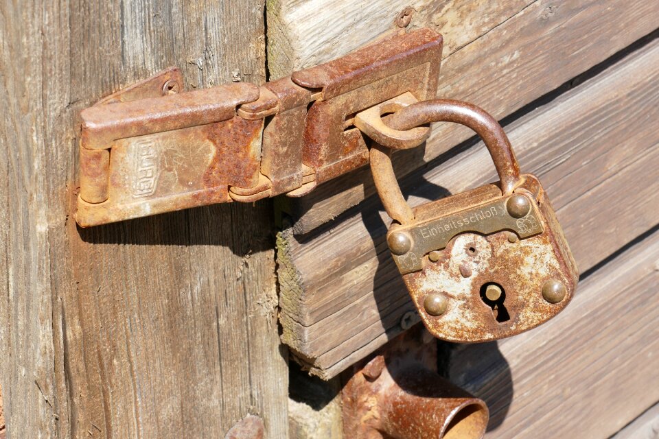 Fitting historically padlock