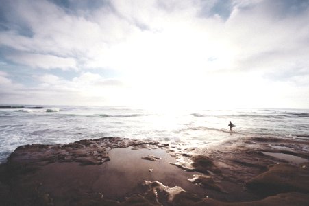 landscape photography of seashore