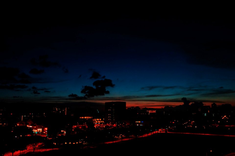 Silhouette, Town, City