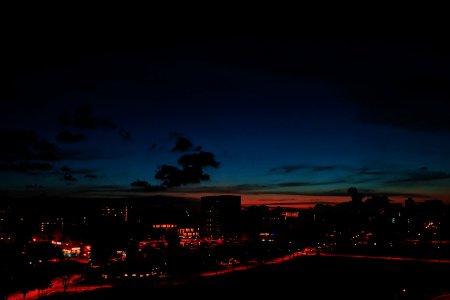 Silhouette, Town, City