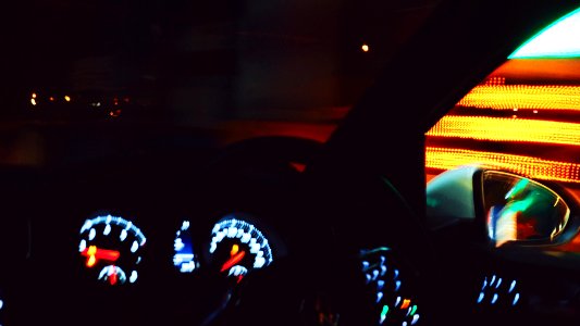 Highway, Dark, Car