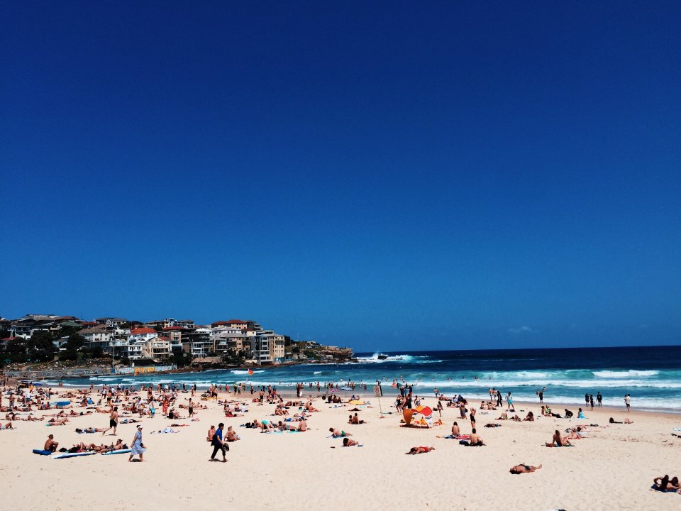 Bondi beach, Australia, Fujifilm