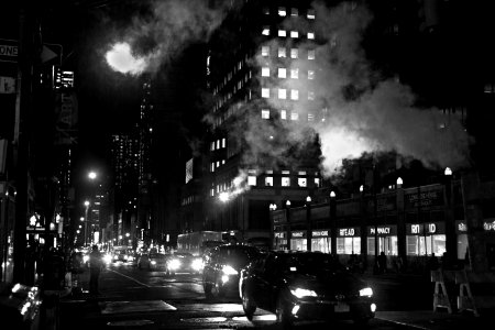 City lights, Manhattan, New york