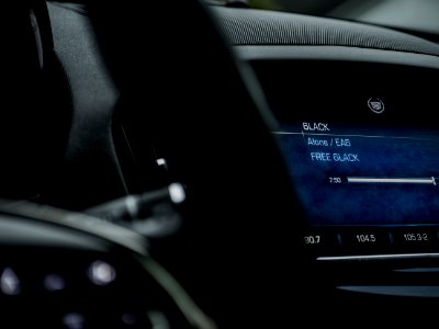 turned on vehicle monitor