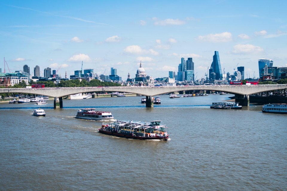 Waterloo bridge, London, United kingdom